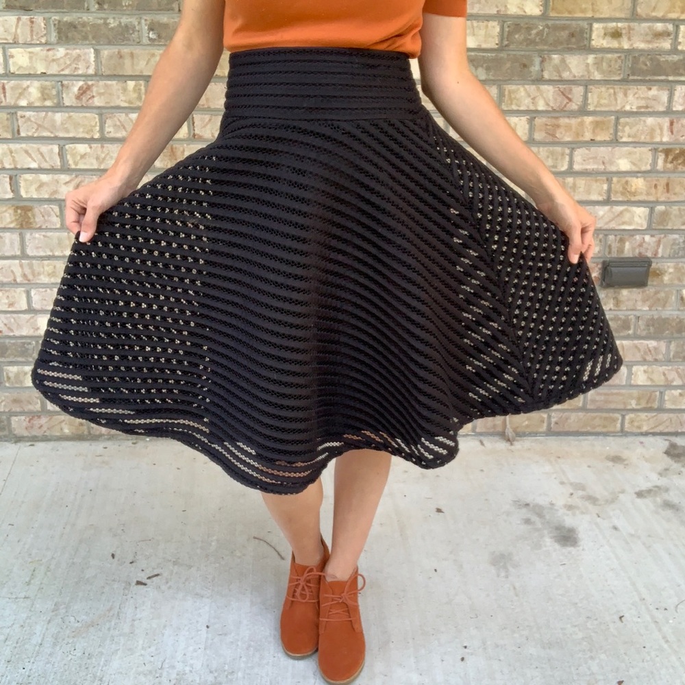 Nordstrom - Full Skirt with Net Overlay by Gracia
